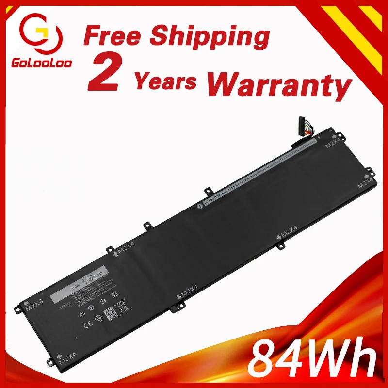 

Аккумулятор Golooloo 4gvgh для ноутбука DELL Precision 5510 XPS 15 9550 Series 1P6KD T453X 11,4 V 84WH