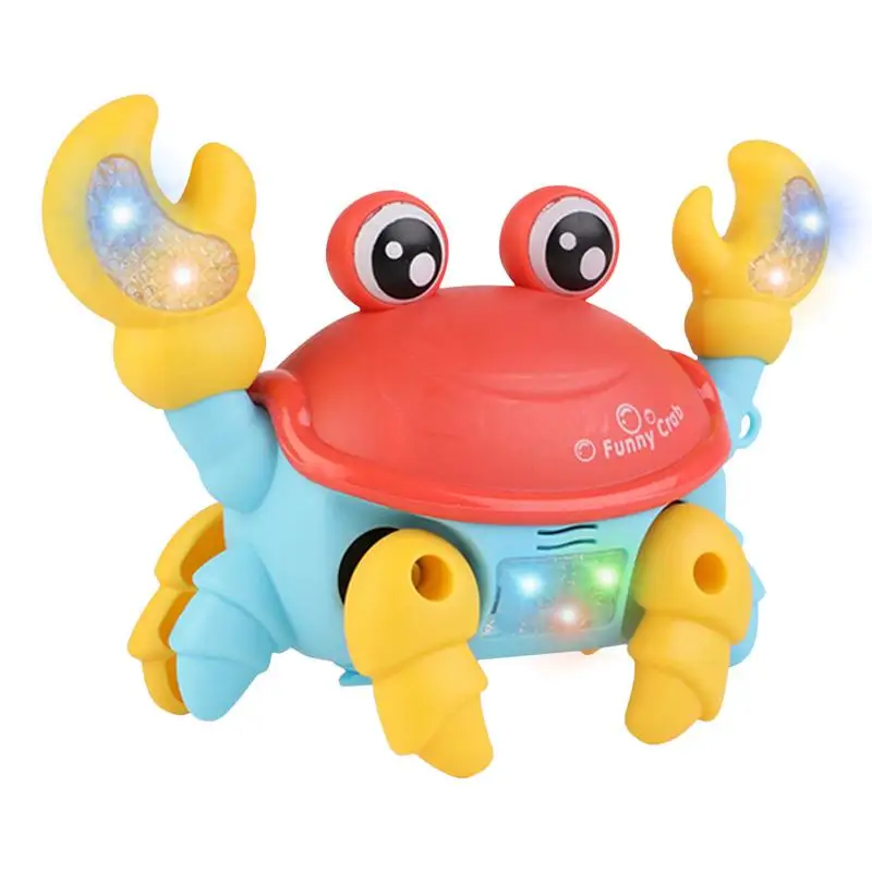 

Crawling Crab Toys With Music LED Kids Induction Escape Crab Octopus Toy Baby Electronic Pets Funny Windup Crabs Beach Toy