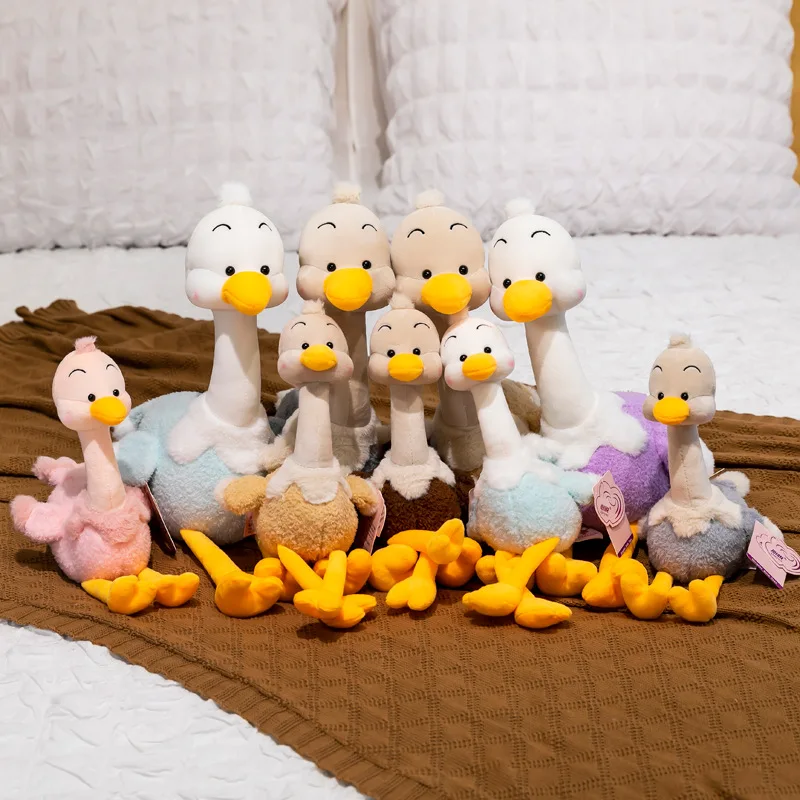 

Lightweight Fun Cute Ostrich Toy PP Cotton Soft Plush Ostrich Doll for Children's Entertainment Animal Crossing Kawaii Pillows