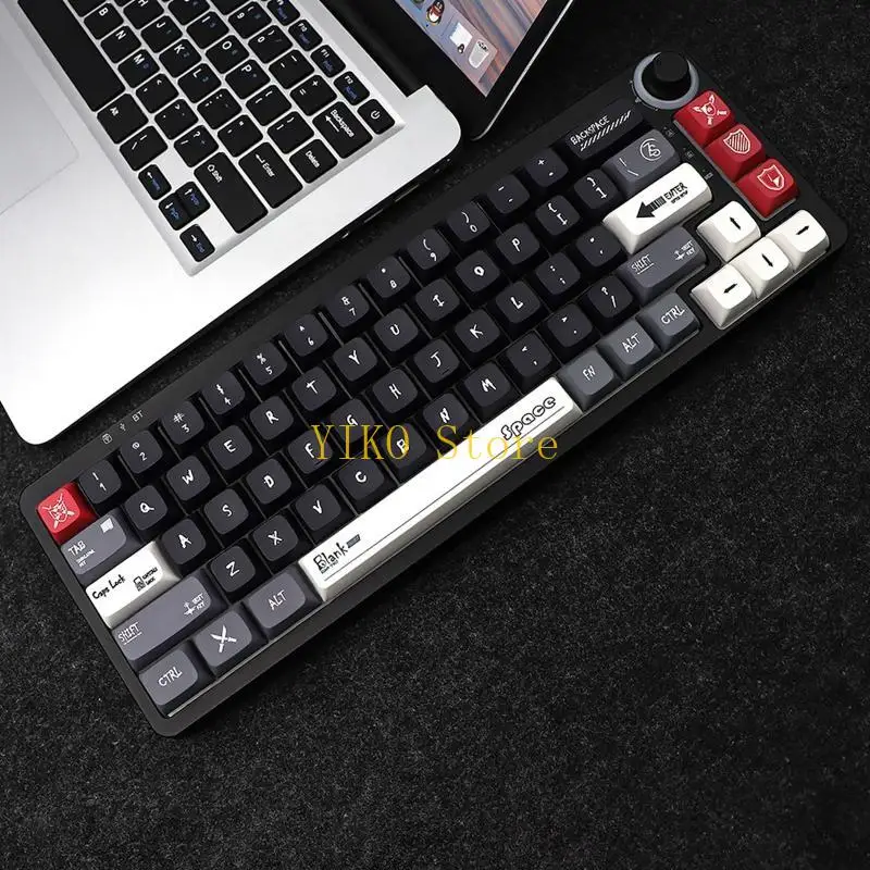 Фото K32C 133 клавиши PBT колпачки для клавиш XDA Profile DYE SUB персонализированный черный для темы Марса колпачок для Cherry MX №2