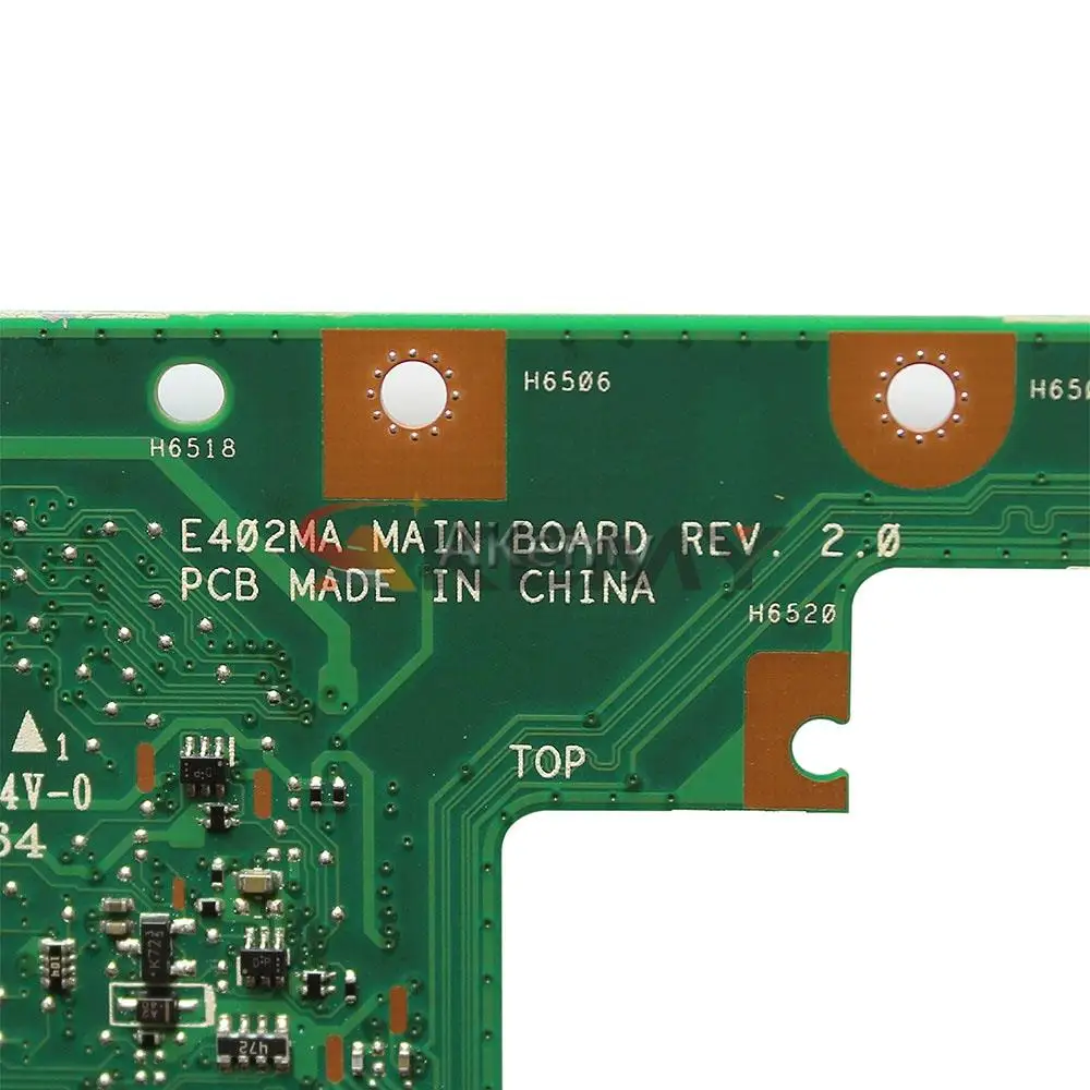 Материнская плата E502MA для ноутбука ASUS E50MS материнская 2 ГБ 4 ОЗУ N2830 N2840 N2940 N3530 N3540