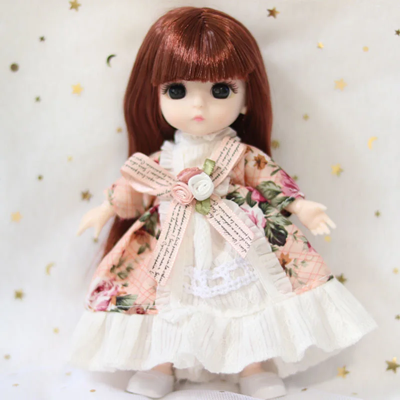 Одежда для кукол джинсовый костюм юбка одежда шарнирной куклы 16 см 1/12 - купить по