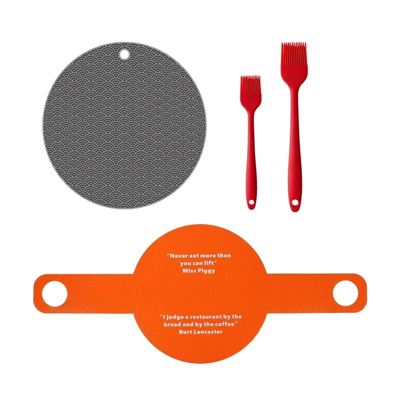 

Silicone Baking Mat For Dutch Oven Dough Bread Sling Baking Mat With Long Handle For Bread Replace Paper With Brush