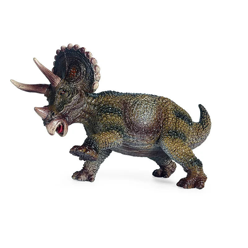 TFAMI Mini Jurassic World Dinosaurs Figures Crolla Triceratops Animals Toy Action Figure PVC High Quality Toy For Kids Gifts images - 6