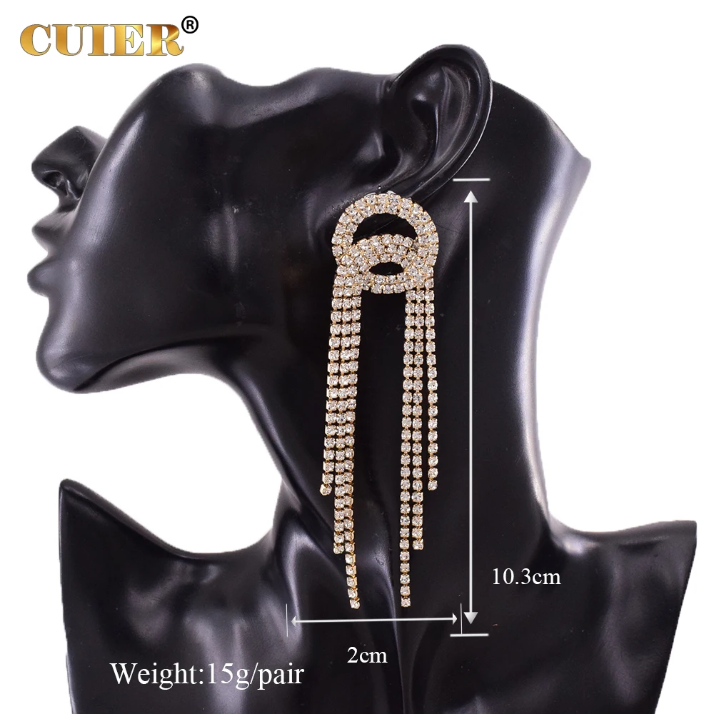 CUIER 10 3 см минималистичные и классические серьги-подвески с кисточкой для женщин