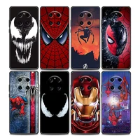 marvel phone case for huawei y6 y7 y9 2019 y6p y8s y9a y7a mate 10 20 40 pro lite rs tpu case cover anime marvel heros