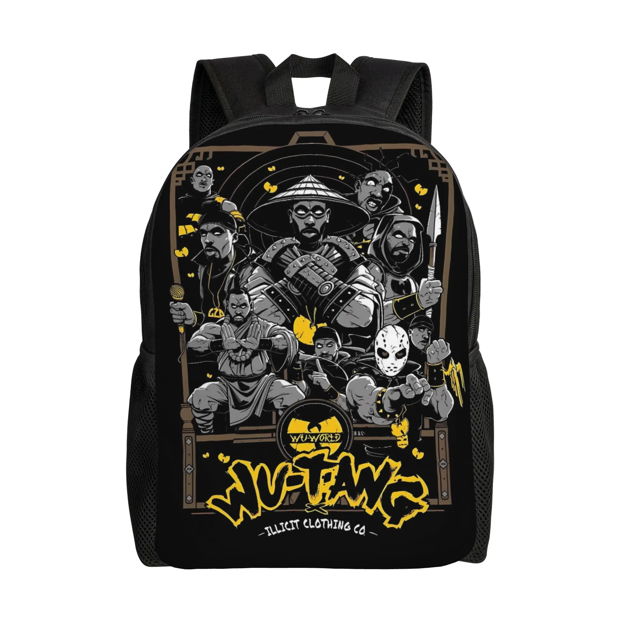 Фото Рюкзак унисекс Bee Wu Clan T-tangs в стиле 90-х годов, мягкий, из полиэстера, элегантный, для старшей школы и университета, высокого качества. №1