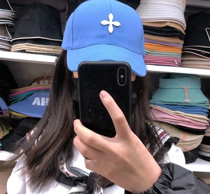 

Spring and Summer Thin Girls' Hats Niche Couples Street Fashion Outdoor Travel Sun Hat Tide Brand Men's Black Baseball Caps