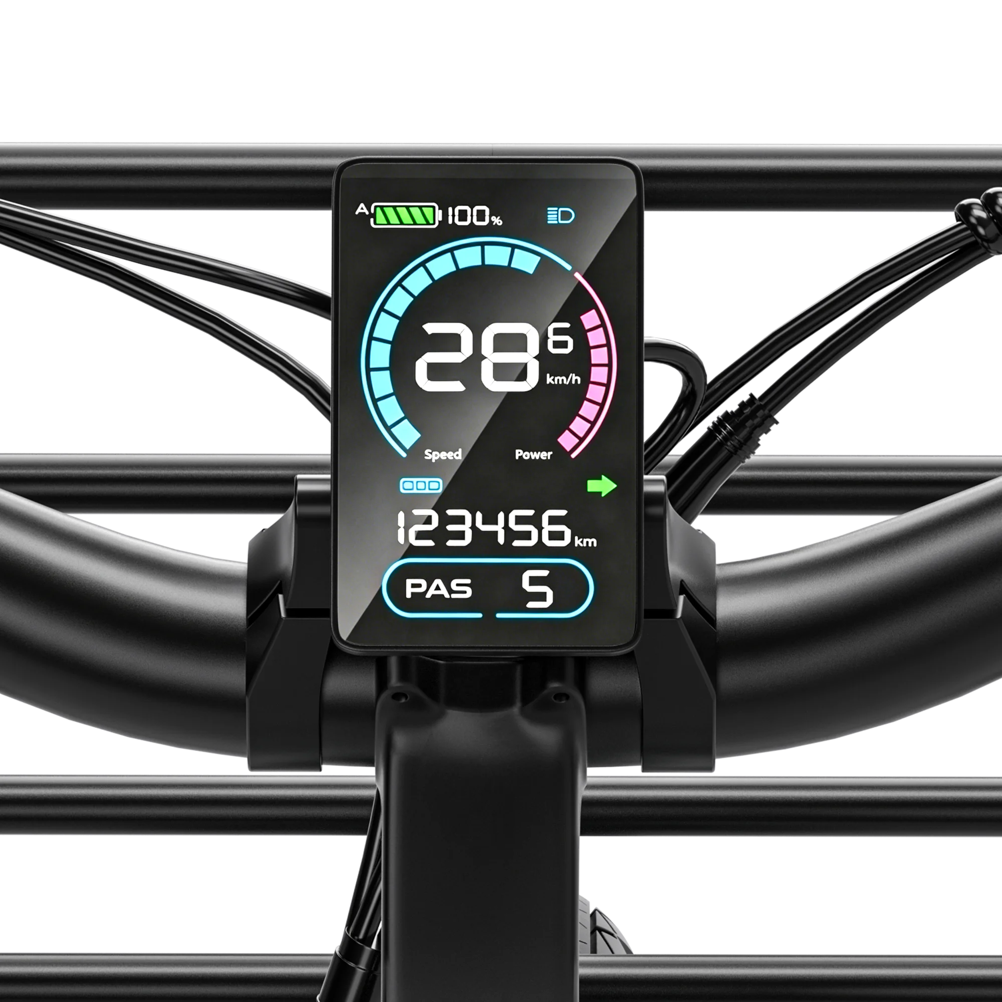 Фото Электровелосипед ELETRONBIKE OC26 с задним мотор-колесом, алюминиевый сплав, 7 скоростей, с датчиком, портативная модель для городских прогулок и поездок на работу №2