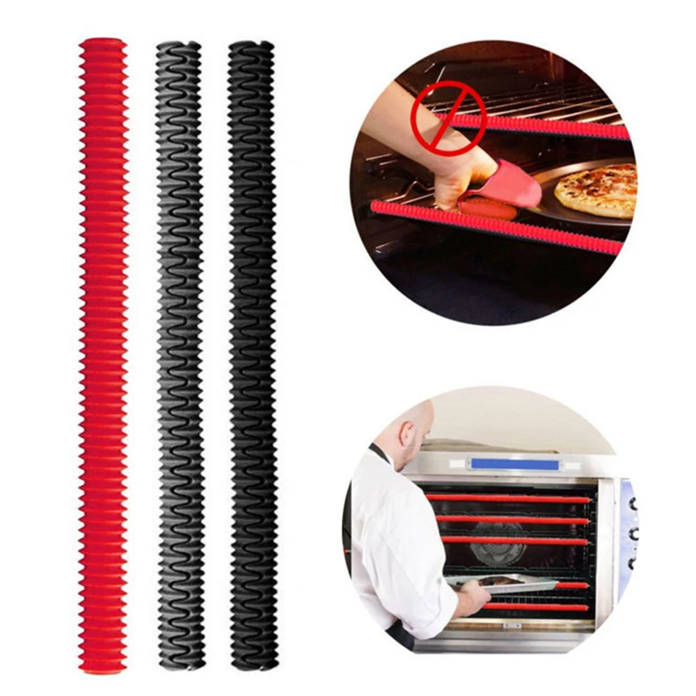 

Silicone Insulation Strip Oven Scald Rack Anti-scald Strip Kitchen Tool Oven Edge Guard Sleeve Thermal Sleeve Microwave Oven