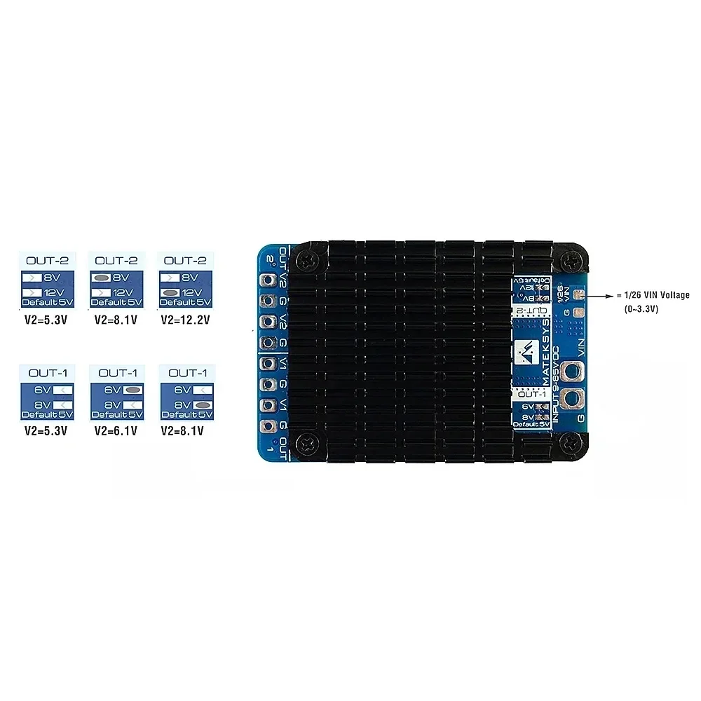 МОДУЛЬ МОЩНОСТИ MATEK MATEKSYS PM20S-2 с двумя независимыми понижающими регуляторами