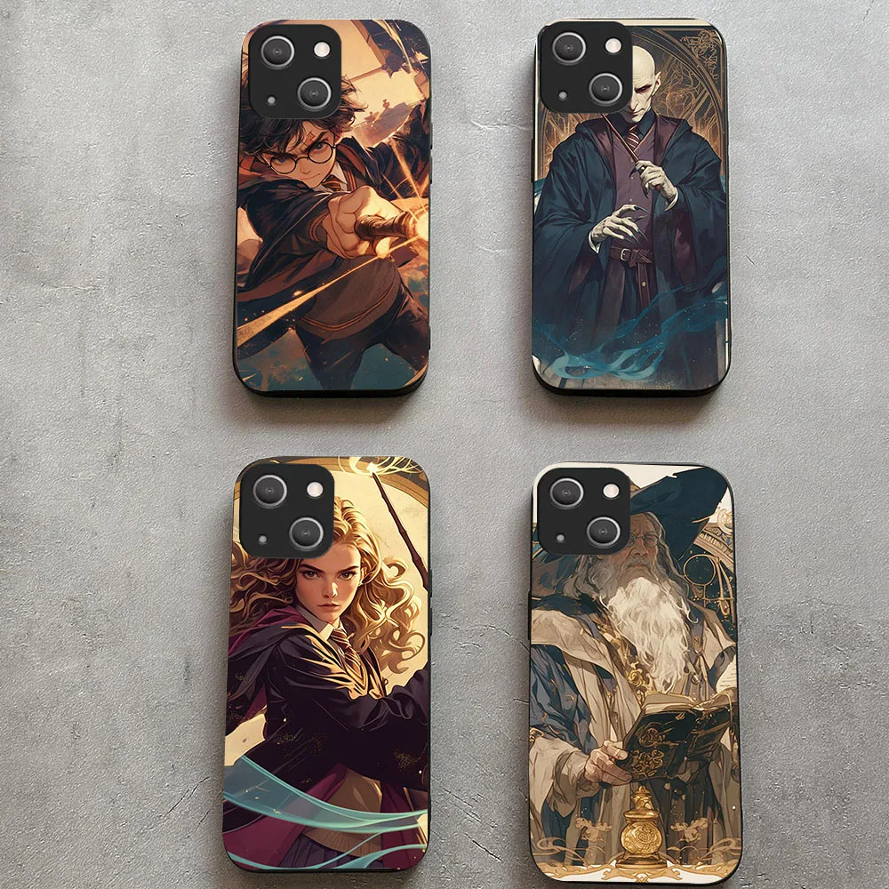 WEA-38 USArt Potters Wand Черный силиконовый чехол для Xiaomi 11t Mi 10 10t 9t A2 A3 S2 Poco X6 Note Pro Lite