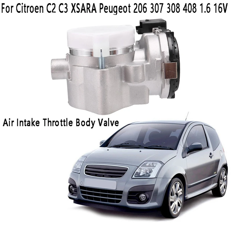 

Впускной клапан дроссельной заслонки 1635Q9 0280750085 для Citroen C2 C3 XSARA Peugeot 206 307 308 408 1,6 16 В Корпус дроссельной заслонки