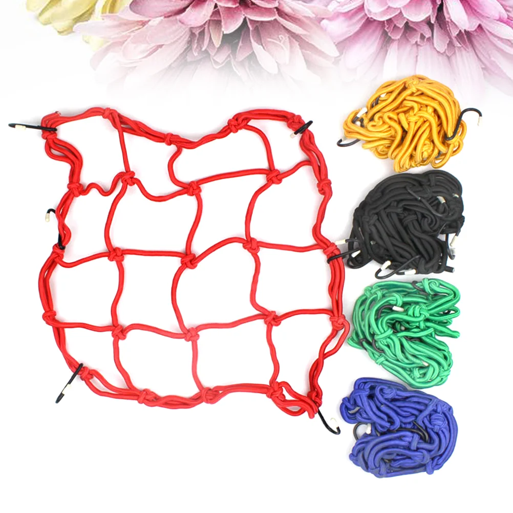 

Motorcycle Mesh Net Bag Fuel Tank Luggage Net Motorcycle Bicycle Cargo Bungee Net Bag for Motorcycle Scooter 30 x 30cm