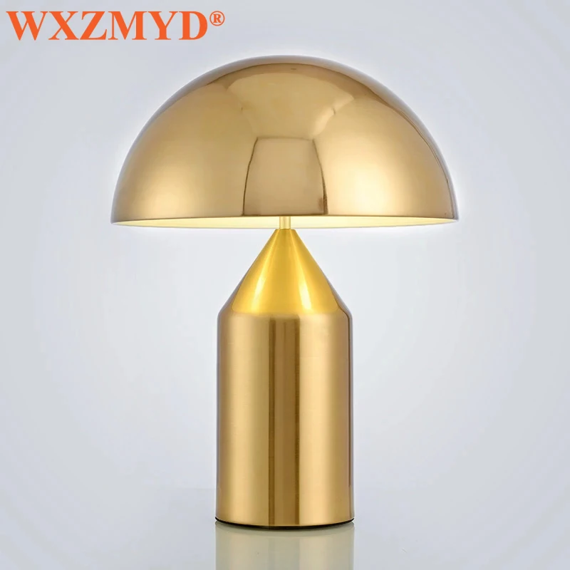 Mushroom Table LED Lamp Postmodern Minimalist Light Bedroom Bedside Study Table Light Nordic Personality Luxury Design Lamp