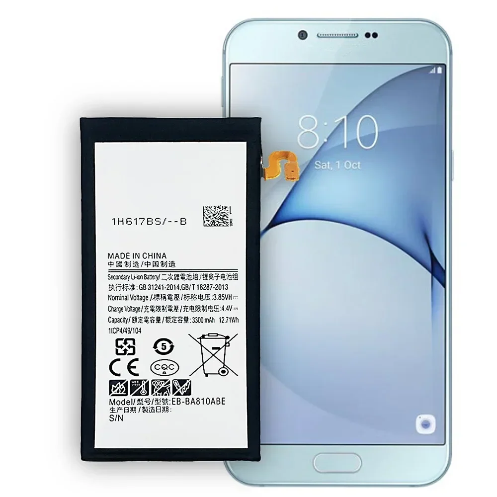Аккумулятор EB-BA810ABE 3300 мАч для Samsung Galaxy A8 (2016) SM-A8100 SM-A810F SM-A810YZ SM-A810S/DS Аккумуляторы +