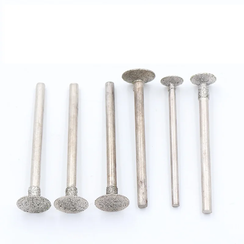 

2.35/3mm Shank Diamond Grinding Burr H Needle Point Engraving Carving Polishing Glass Jade Stone Drill Bit Rotary Tool