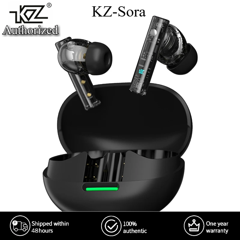 KZ Sora True Wireless Stereo TWS Bluetooth 5.4 Наушники Hi-Fi-вкладыши Беспроводные музыкальные