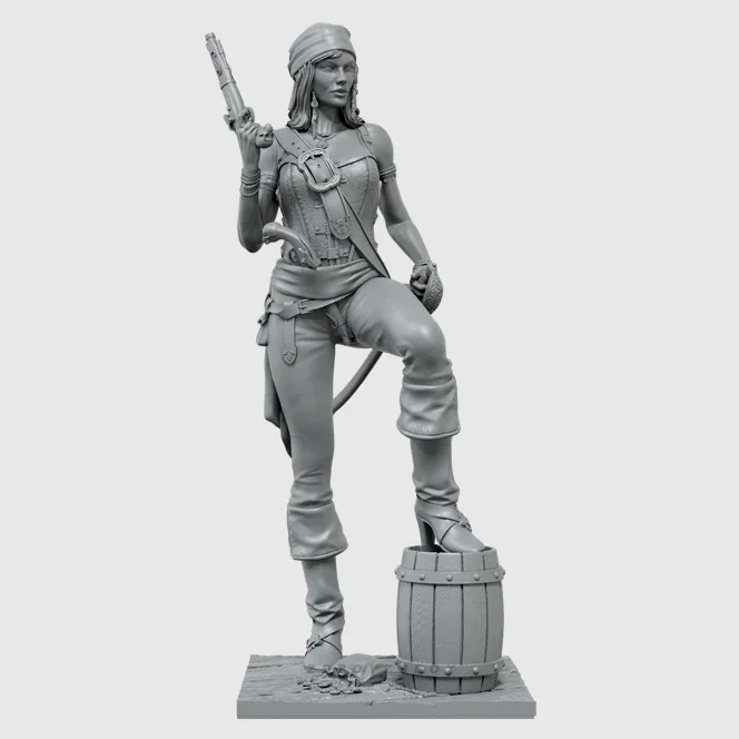 1/24 набор моделей из смолы красивая бесцветная и самособранная фотография