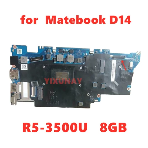 Материнская плата для ноутбука Huawei Honor MagicBoook NBL-WAQ9HNR H98A Matebook D14 D15, модель DAH98AMBAD0 R5-3500U 8 ГБ/16 ГБ, тест ОК