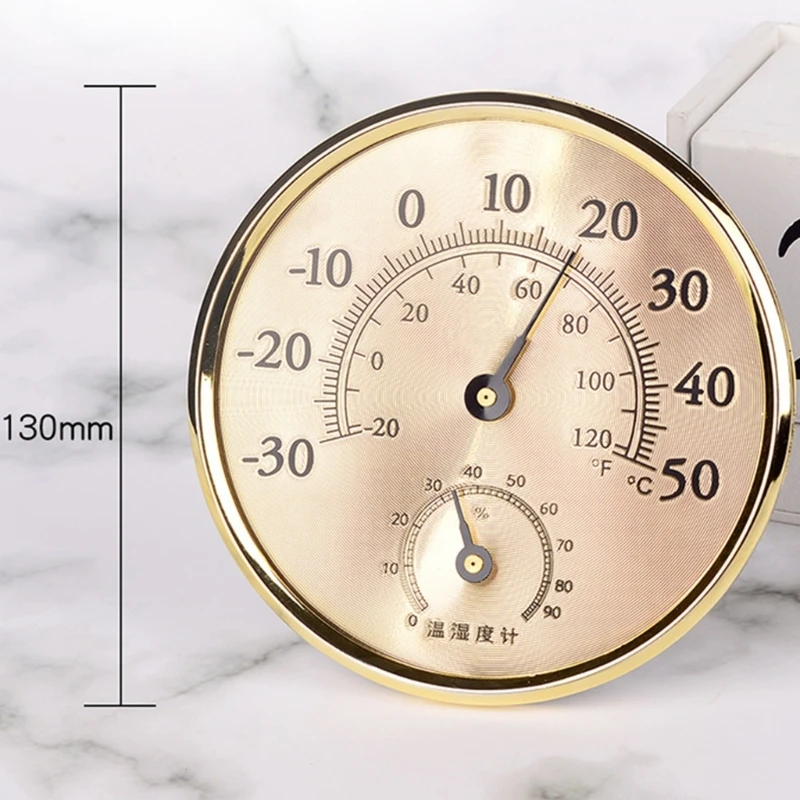 Внутренний термометр гигрометр с кронштейном подвесное отверстие аналоговый