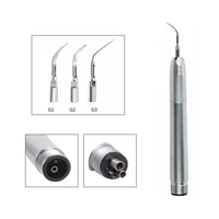 2 4 hole dental ultrasonic air scaler handpiece sonic perio scaling with 3 tips