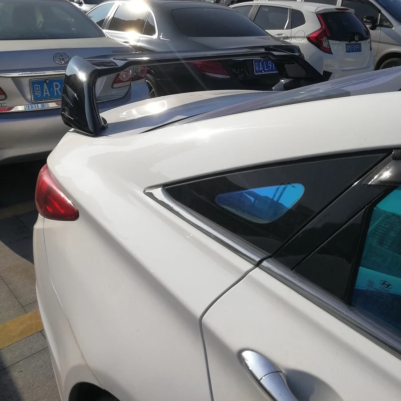 FD2 стиль для Hyundai Sonata 9-й спойлер 2014 - 2019 ABS Материал углеродный вид Автомобильный