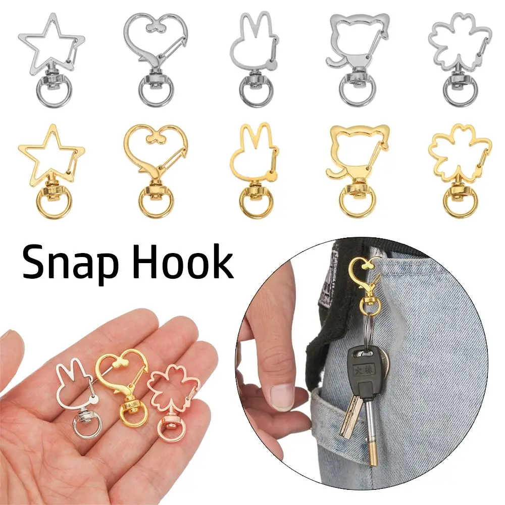 

Necklace Making Key Ring DIY Bags Strap Buckles Lobster Clasp Hooks Keychain Lobster Snap Hook Trigger Clips Buckles