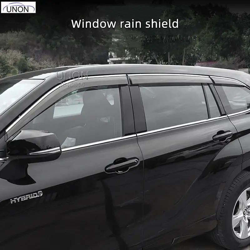 

Для Toyota Highlander 2022 погода в зеркале заднего вида Окно дождь бровь аксессуары