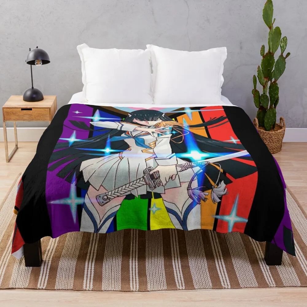 Сацуки Кирюин КЛК Гордость Флаг Дизайн Плед Одеяла Для Диванов Кровать Идеи