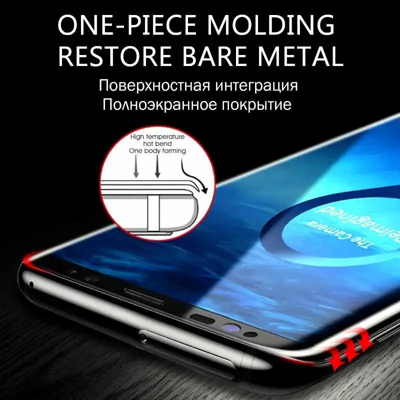 2Pcs Full Curved Tempered Glass For Samsung Galaxy S22 Ultra 5G Plus Screen Protector
