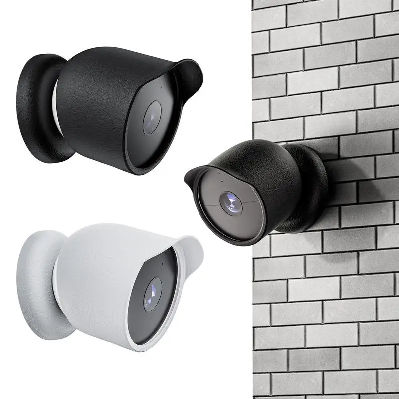 

Силиконовый чехол, совместимый с Google-Nest Cam, водонепроницаемый чехол для использования вне помещений и в любых погодных условиях, простая установка