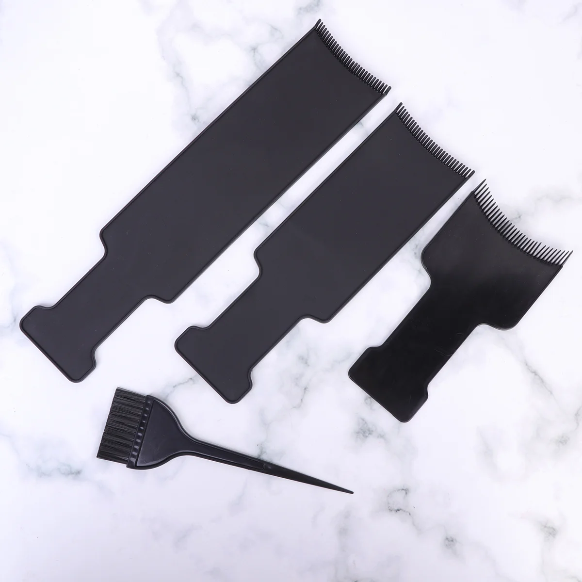 Мелирующая расческа с DIY краской для волос баланс парикмахерская оттенок кисть