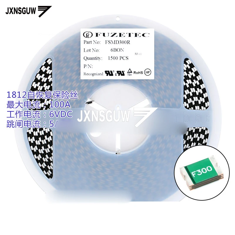 

20 шт. 1812 SMD самовосстанавливающийся предохранитель PPTC 6V 3A 3000MA FSMD300R