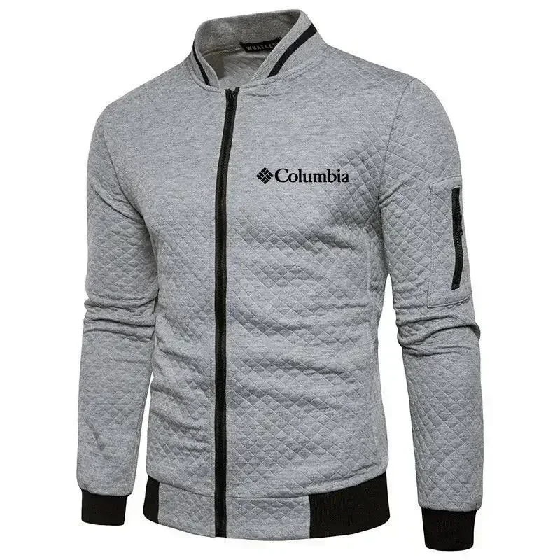 

Columbia Outdoor Men's Warm Zipper Jacket Windproof Cotton Jacket Casual Jacket Baseball Jacket Slim Jacket Sports Jacket