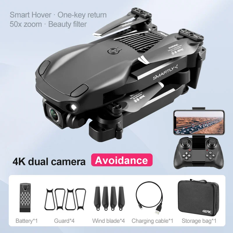 V22 RC Дрон 4K профессиональные двойные HD Дроны с камерой обход препятствий