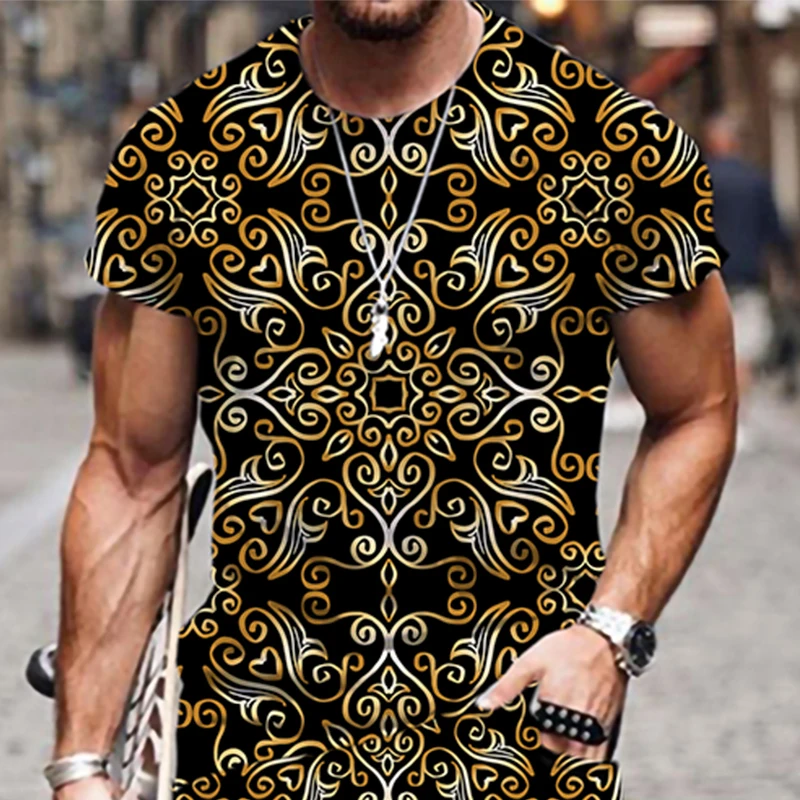 

Men's T-shirts Luxury Sportswear O Neck 3D Printed Outfit Hip-hop 2022 New Short Sleeve Casual Summer Fashion Hot Tops Harajuku