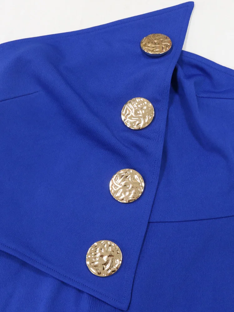 Beyprern женский комбинезон без бретелек с большими пуговицами рукавов открытыми