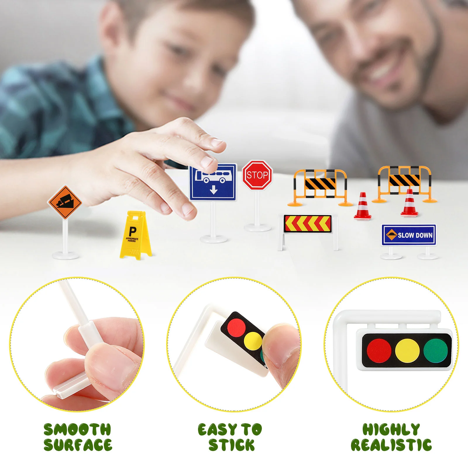 Audlt Toys Знак баррикады Дорожные знаки Опора Модели светофора для детей Малышей