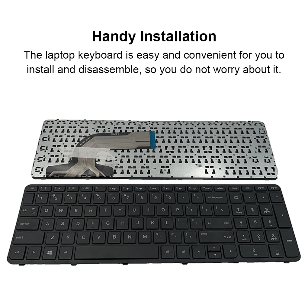 

Клавиатура для ноутбука, аксессуар для ПК, профессиональная игровая клавиатура для ноутбука HP 15-E, английский язык