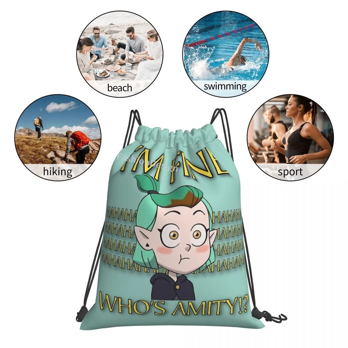 Amity гей паника дом Совы аниме кавайная сумка на шнурке походная обувная одежда