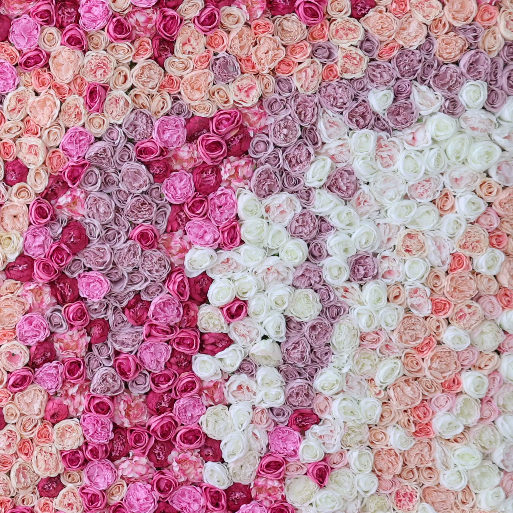 Настенные декоративные цветы YuLiFlower 3D цветочные венки и растения розовые белые