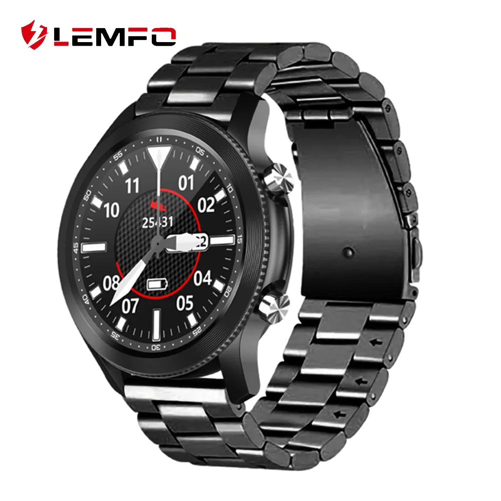 

LEMFO SmartWatch 2022 Смарт-часы для мужчин Bluetooth Call Outdoor Music Play IP68 Водонепроницаемые подключенные часы для мужчин 7 дней в режиме ожидания