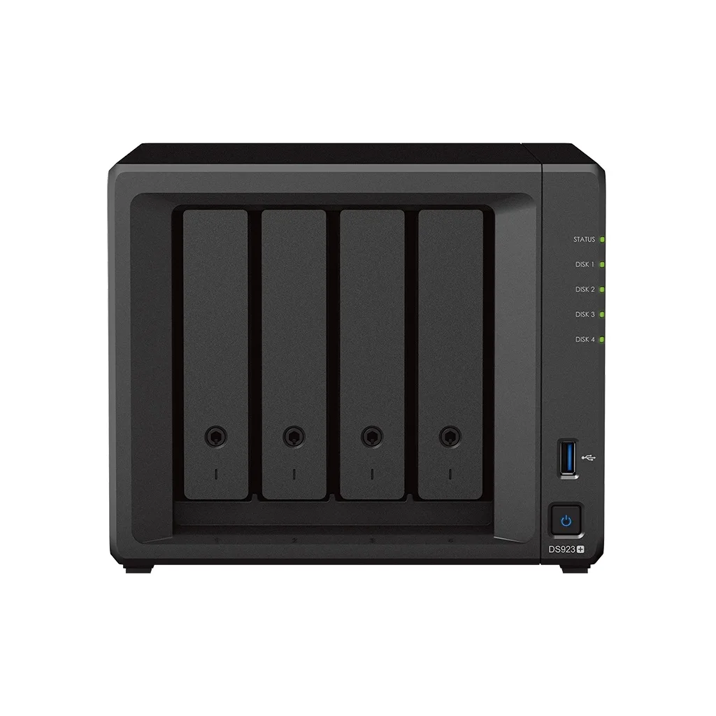 Synology DS923+ 4G NAS, 4-Bay Diskless Network Cloud Storage Server DiskStation