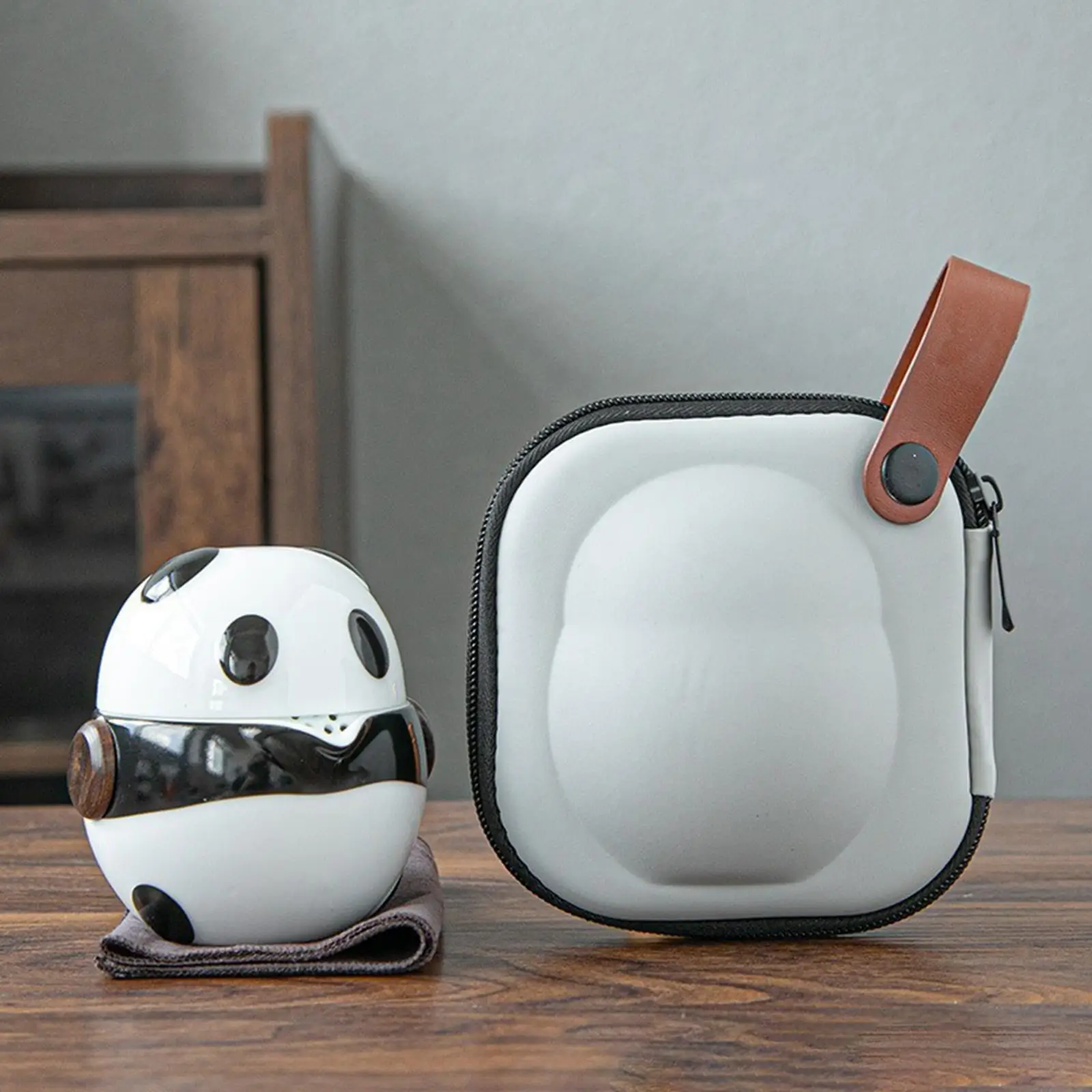 

Китайский керамический чайный набор "Панда" для одного