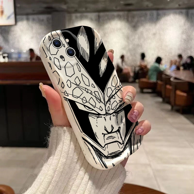 Мягкий силиконовый чехол Hot Anime 3D Wave Case For-D-Dragons Balls DBZ iPhone 16 15 14 13 12 11 Pro Max Mini X XR XSMAX 8 7 6S