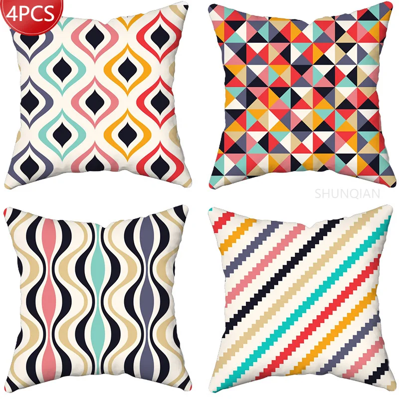 

Geometric pattern Pillowcase Sofa Decorative Cushion Cover Pillowcase Home Decor Drop Shipping Wholesale