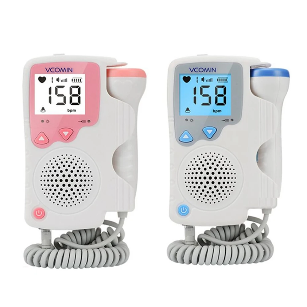 Prenatal Fetal Doppler Baby Heartbeat Monitor Baby Heart Rate Detector Sonar Doppler No Radiation For Pregnant Dropshipping