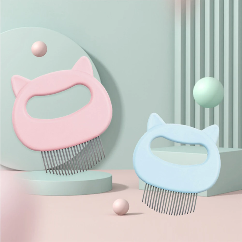 

1 PC Pet Cat Dog Massage Comb Shell Comb Grooming Hair Removal Shedding Cleaning Brush Multifunction Pet Grooming Dog Supplies