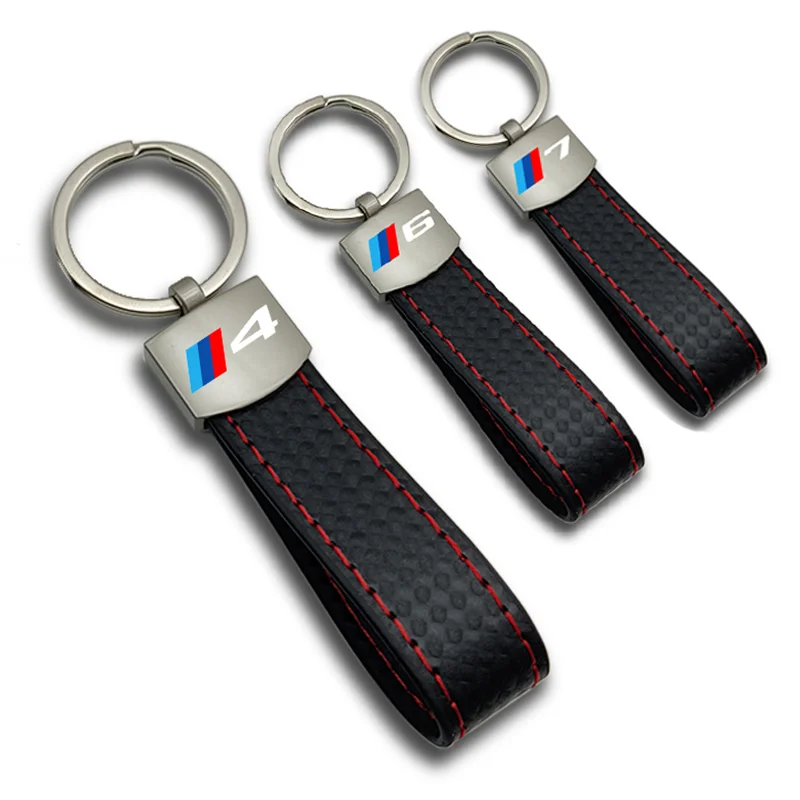 

JKHNN Leather Car Keychain Chain Key Rings For Bmw 1 2 3 4 5 6 7 8 Series e84 f48 f25 e83 f26 e53 e70 f16 e71 Auto Accessories